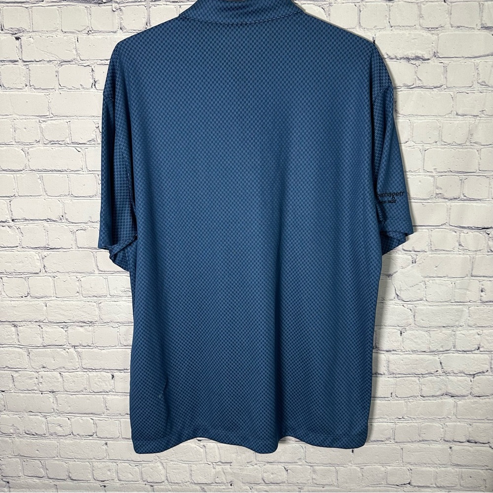 Nike Men's Navy Polo Shirt With Copenhagen Insignia on Sleeve - Picture 7 of 7
